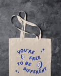 you-are-free-to-be-different-tote-bag